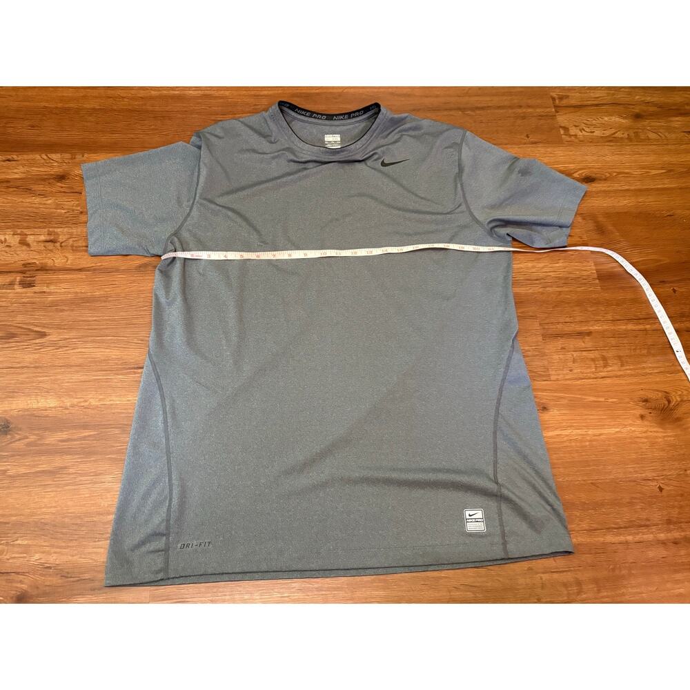 Nike Pro XXL Short Sleeve Gray & XXL Dri-Fit Long Sleeve Green Men's Shirt Lot